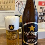 鷹の爪 - ドリンク写真:瓶ビール