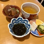 おもてなしふく井 - 和牛すじこんにゃく大根・沖縄産もずく酢