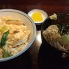 Ofuku - きぬかけ丼とミニそばセット。昆布つき