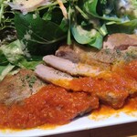 Sousaku Bistro En - 【本日のランチ】ポークソテー 1300円(税込) ポークソテー  ※スープ、サラダ、ライス又はバゲット付き1,300円(税込)