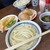 長田うどん - 料理写真:小でもなみなみ〜。艶々で良い香りの麺。