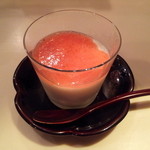 おにく 花柳 - 14.02.17 パンナコッタ あまおうソース