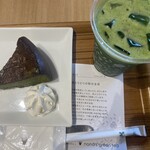 Nana's green tea - 抹茶ガトーショコラ＋iceグリーンティ　セット