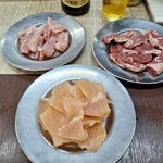 板門店 - ミノ、ガツ、豚サガリ