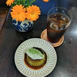 Kimi Natural 73+ CAFE - ■自家製抹茶プリン
                      ■水出しアイスコーヒー