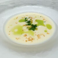 オーグードゥジュール メルヴェイユ 博多 - ビシソワーズは玉ねぎの味が良く出ていました。