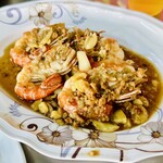 Mam Tom Yum  Kung - 海老のニンニク炒め