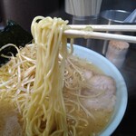 氣華 - 醤油ネギ細麺 950円 大盛 150円