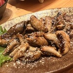 豪快立ち寿司 - 生うなぎ肝タレ焼き