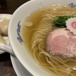 中華蕎麦にし乃 - 中華そば＋皿ワンタン（肉１個、海老１個）