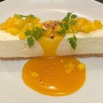 芒果煉乳的免烤芝士蛋糕