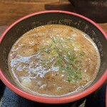 麺道服部 - 濃厚つけ麺のつけ汁♪
