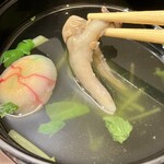 いづもや - 手毬麩入り肝吸い