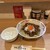 RAMEN ガモウスマイル - 料理写真:どて焼きまぜそば（ミニご飯付き）＠1,100円