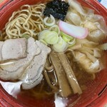 福家そばや - 海老ワンタン麺