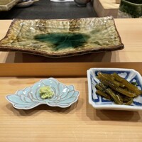 浜源 - 山葵と山葵漬け