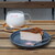 JHONDEE COFFEE - 料理写真:桜バスクチーズケーキ（660円） 桜ミルクラテ（570円） ケーキセット割引（－100円）