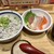 築地食堂 源ちゃん - 料理写真:しらす丼とお刺身定食（1,150円）