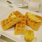 苺のワッフル
