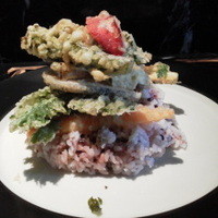 やさい家めい 表参道ヒルズ本家 - 野菜天丼