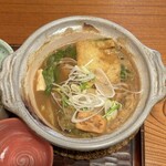 亀戸升本 - 亀戸大根 あさり鍋めし ¥2,500 の浅利鍋
