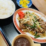 こばりん - レバニラ炒め+ライス