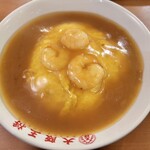 Oosaka Oushou - エビ玉天津飯 大盛 あん多め