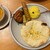 マンダラ - 料理写真:Aセット　チーズナンに変更　マッシュルーム　辛口