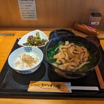 Kyouu Don Kitsunean - 京のきつねうどんお昼ごはんセット②