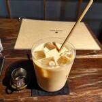 CAFE KICHI - アイスミルクティー(混ぜた後)