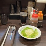 カレーハウス CoCo壱番屋 - ★サラダとアイスコーヒー