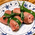 Cow tongue wrapped in green onions (1 piece) *Limited quantity