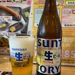 恵美須商店 - サントリー生ビール 中瓶