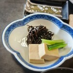 料理旅館 ひさだ - 高野豆腐と海藻