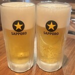Toukyou Kaosoi - サッポロ黒ラベル生ビール620円×2