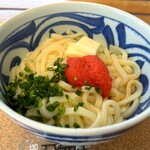 Gaden Resutoran - かねふく明太バターうどん