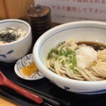 Teuchi Udon Ueda - 【ランチ】山かけ丼定食（おろしぶっかけうどん+山かけ丼）