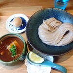 Tsukesoba Tsuzakura - 濃厚魚介豚骨つけ蕎麦 味玉