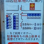 らぁ麺 飯田商店 - めちゃくちゃ駐車場あり。