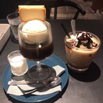 Anea Cafe Matsumizaka - アネアオリジナルブレンドのコーヒーゼリーとカフェモカ