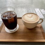 WHITE GLASS COFFEE - 