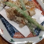 浅草 ひら山 - 蛍烏賊の天ぷら