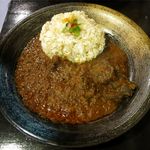 Mikazuki Curry SAMURAI.原点 - 赤ワイン仕立てラムカレー（950円）
