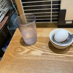 浅草 熟成味噌らーめん のりあき･美々 - サービス生卵