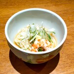 酒亭 ぷくぷく - 半田そうめん（自家製海老ダレ）