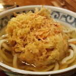 銀座 木屋 - 釜揚げ桜海老のかき揚げうどん。