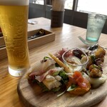 Dietro i tempi - 海老とプチプチと豆