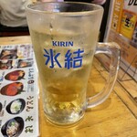 恵美須商店 - 久々に恵比須商店さんで昼のみです。おすすめは舟盛りの刺身とアサリの酒蒸しです。あとは恵比須メガハイボールでコスパ最高です。ご馳走様！