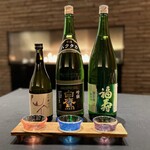 ~Sake Comparison Set of 3 Types~