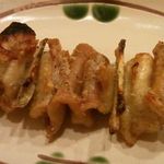 鳥銀 - 皮（中にゴボウ）